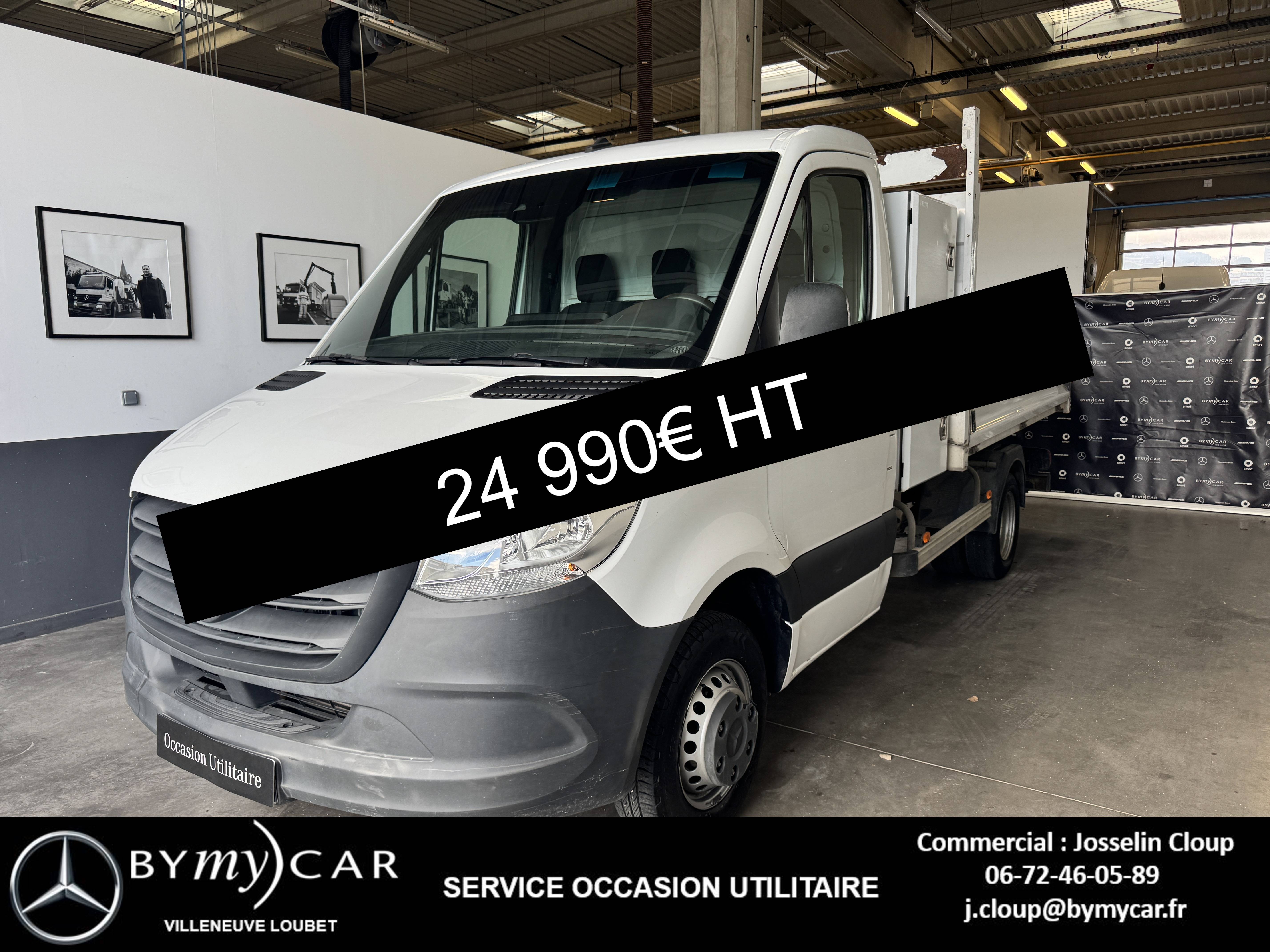 SPRINTER CHASSIS CAB 514 CDI 37 3.5T RWD BENNE + COFFRE