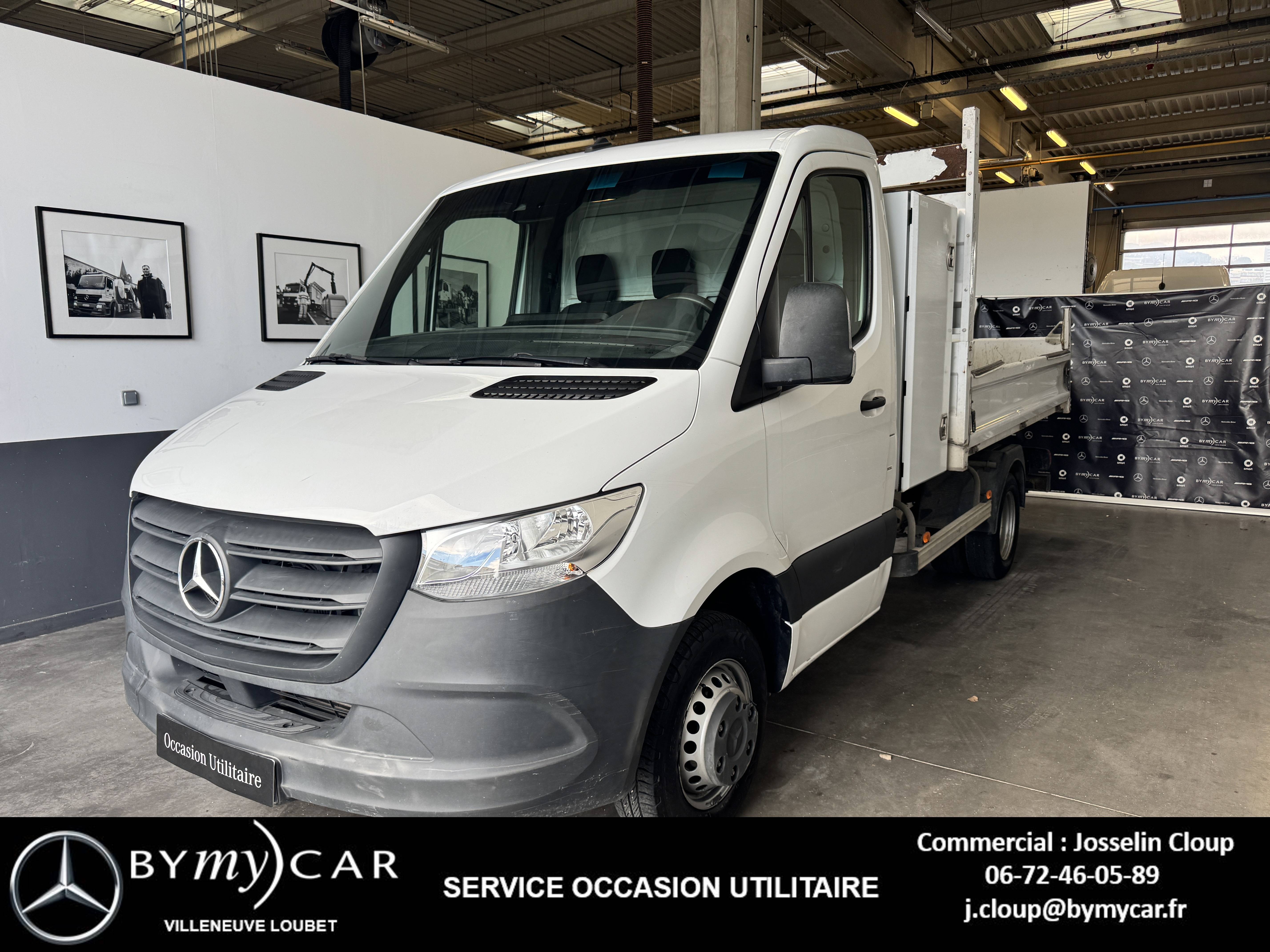 SPRINTER CHASSIS CAB 514 CDI 37 3.5T RWD BENNE + COFFRE