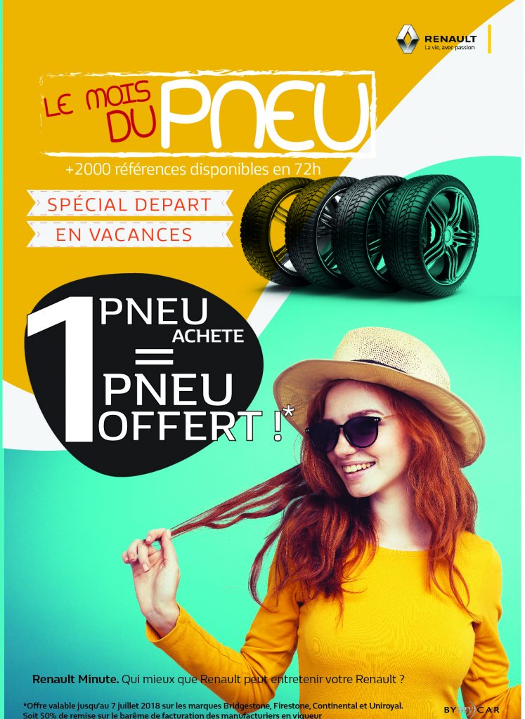 1 pneu acheté égal 1 pneu offert