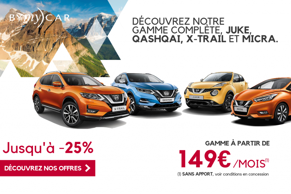 Offre NISSAN jusqu'à -25%