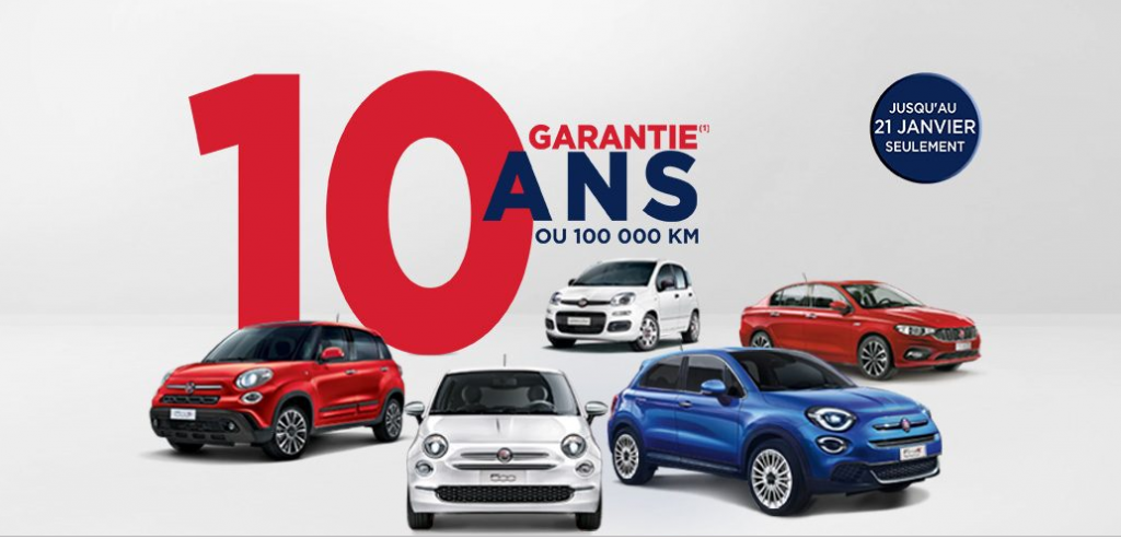 Garantie 10 ans FIAT BYmyCAR