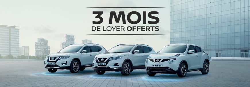 NISSAN 3 mois de loyers offerts