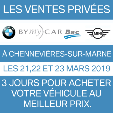 Vente Privée BMW / MINI BYmyCAR BAC
