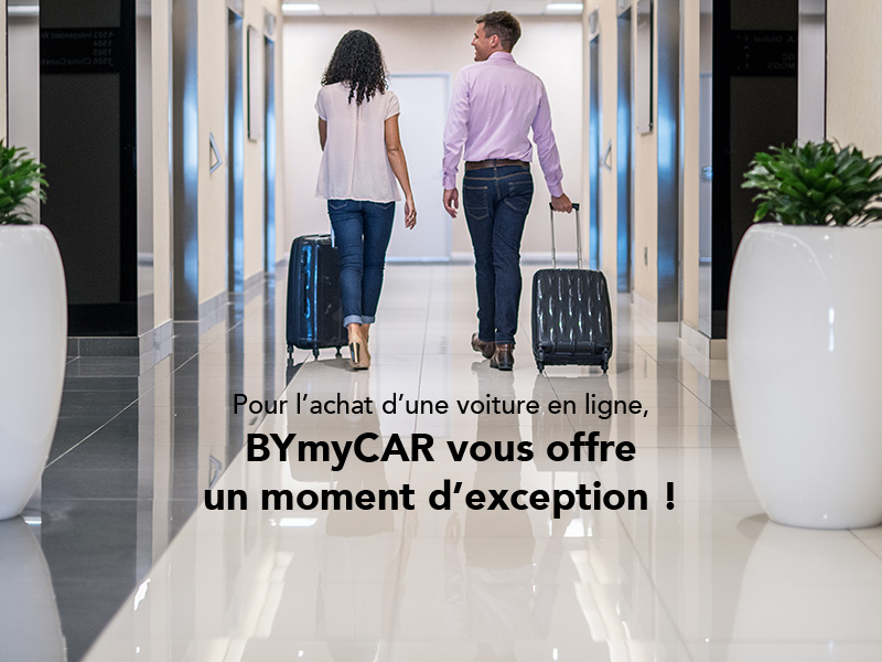 Une voiture achetée en ligne = 1 moment d'exception offert