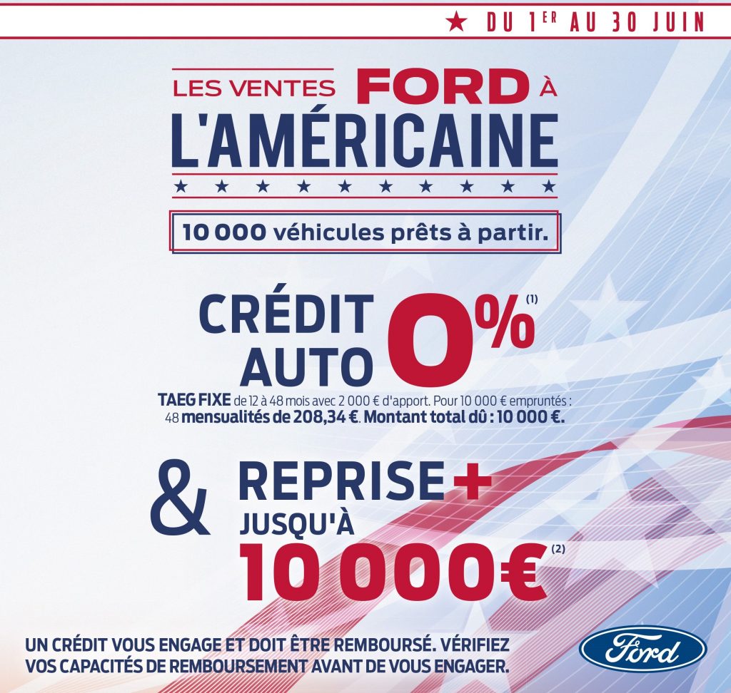 Offre Portes Ouvertes Ford BYmyCAR
