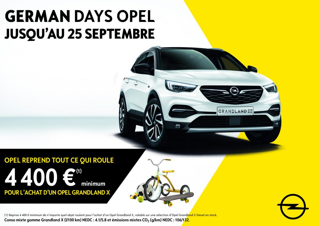 Opel Grandland X 4400 euros reprise minimum