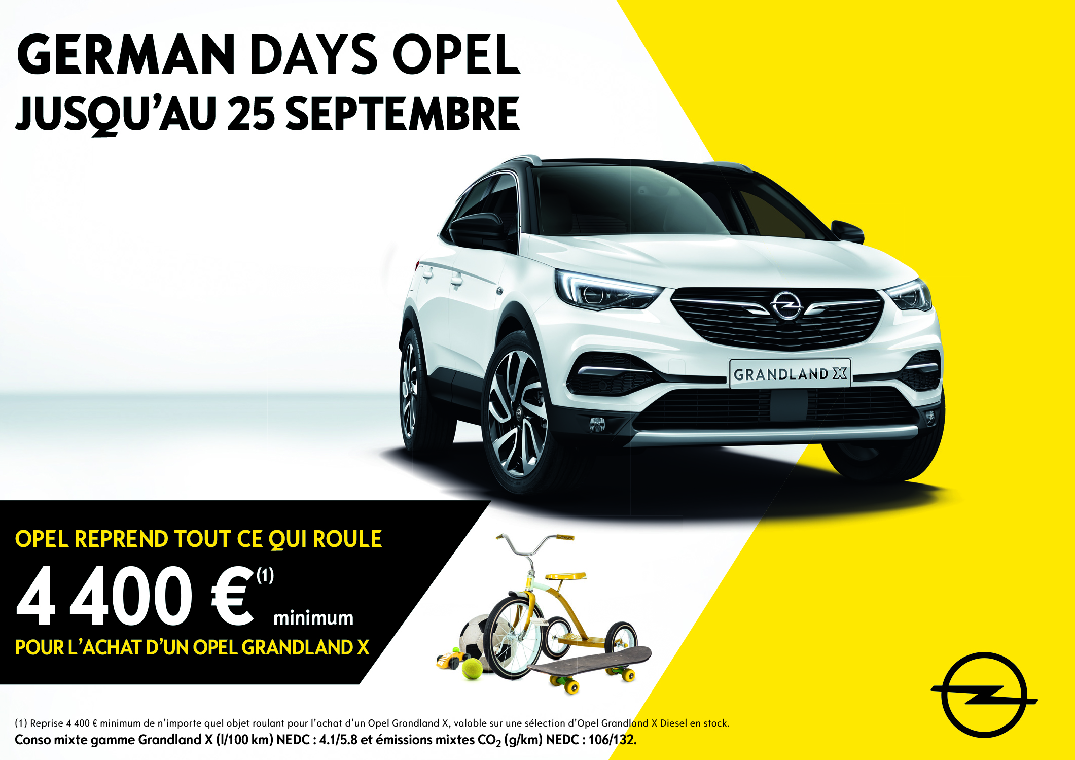 Opel Grandland X 4400 euros reprise minimum