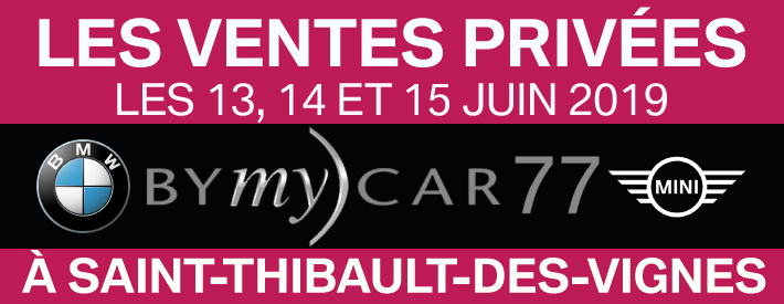 Ventes Privées BMW MINI BYmyCAR Marne la Vallée