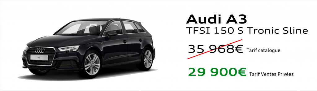 Audi A3 TFSI 150 S Tronic Sline