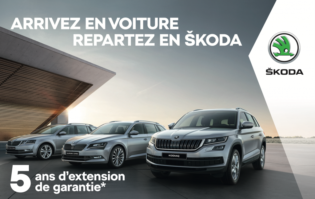 5 ans de garantie sur toute la gamme SKODA