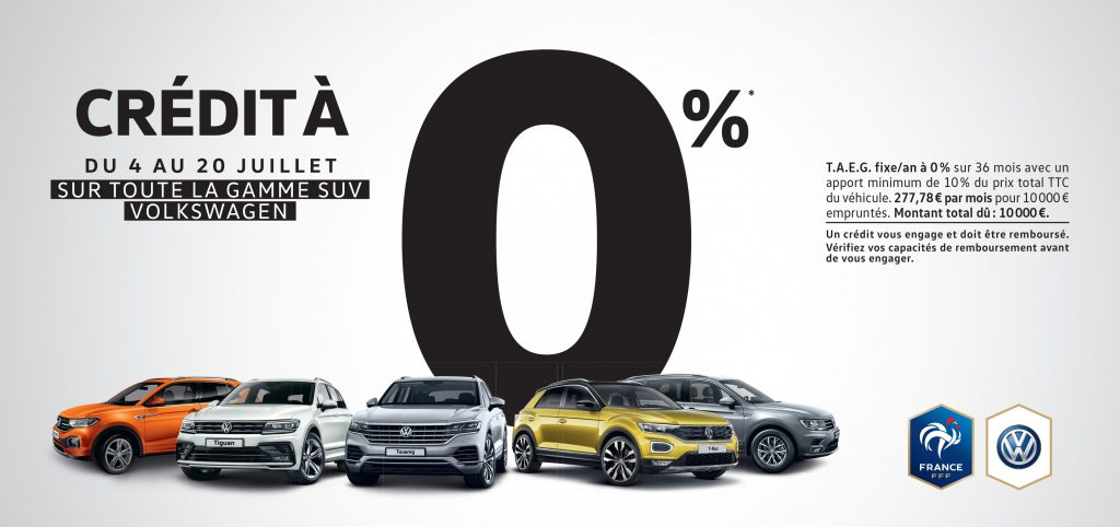 Offre Black Summer Volkswagen BYmyCAR Crédit taux zéro