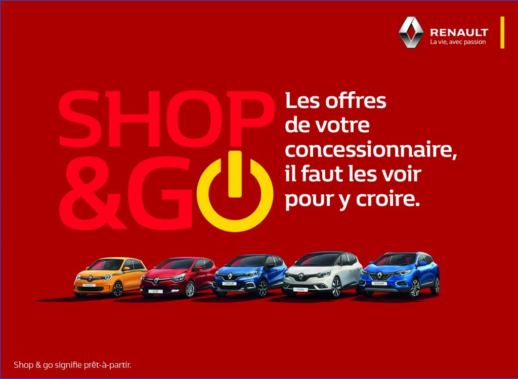 offre shop and go Renault BYmyCAR